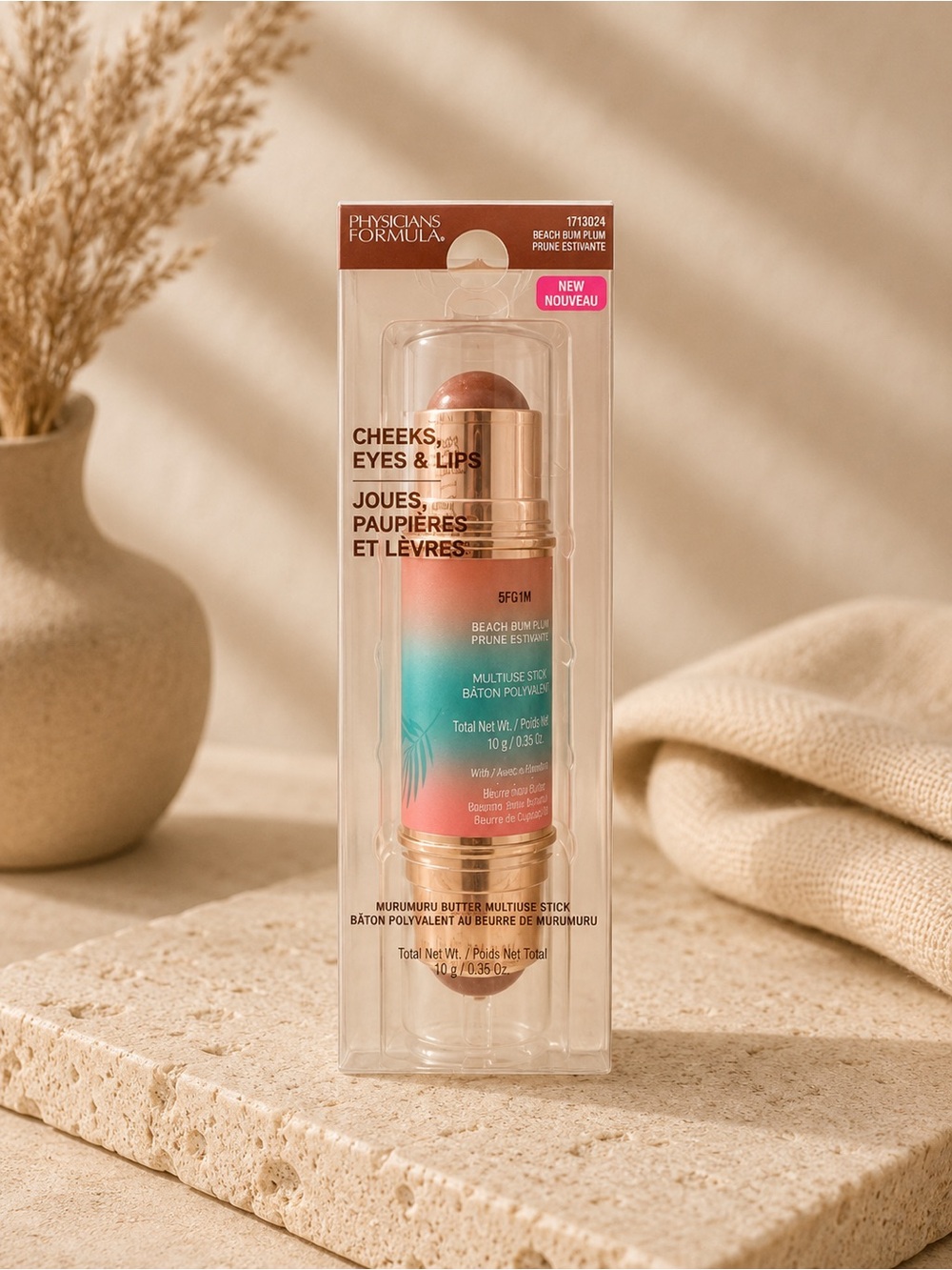 Physicians Formula Multiuse Stick for Cheeks, Eyes & Lips NEW